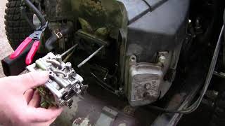 Gravely Carburetor Removal [upl. by Aimak802]