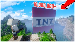 WORLDS BIGGEST MINECRAFT TNT EXPLOSION [upl. by Tamanaha637]