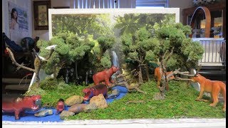 HOW TO MAKE A RAINFOREST DIORAMA 6th Grader project [upl. by Siari]