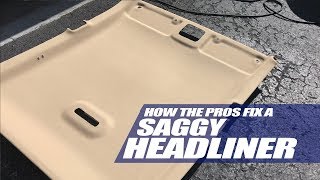 How To Fix a Headliner The Right Way [upl. by Tsugua]