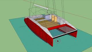 Homemade 20ft Catamaran building Part 1 [upl. by Schweitzer]