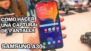 SAMSUNG A30s 👍Cómo Hacer una Captura Screenshot FÁCIL 📲 OrientadorMovil [upl. by Lectra]