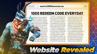 Free Redeem Code Website Revealed 🔥🤘 [upl. by Icnarf]