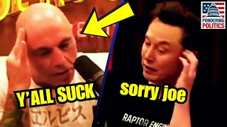 Watch FED UP Joe Rogan CALL OUT Trump FAILURES to Elons Face [upl. by Erbua]