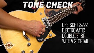 TONE CHECK Gretsch G5222 Electromatic Double Jet Guitar Demo  No Talking [upl. by Soluk412]