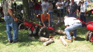 Gravely with chain saw attachment [upl. by Aleak]