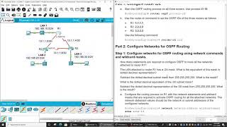 2213 Point to Point Single Area OSPFv2 Configuration [upl. by Haggar]