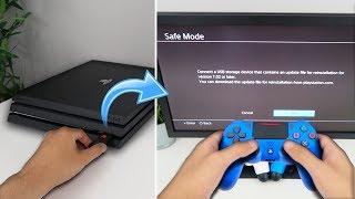 How to REINSTALL PS4 SYSTEM SOFTWARE EASY METHOD FIXES ALL ERRORS [upl. by Aloz]