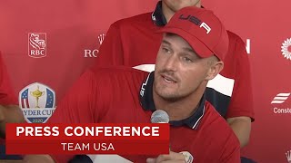 Team USA PostMatch Press Conference  2020 Ryder Cup [upl. by Aicire]