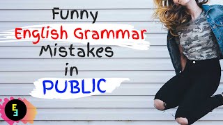 FUNNY GRAMMAR MISTAKES  English Grammar  ENGLISH FUNDAMENTALS [upl. by Intisar]