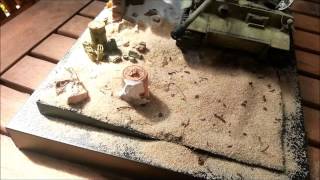 How to add a desert sand texture to your diorama  Part I [upl. by Eetnwahs]