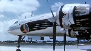 Eastern Lockheed L1049 Super Constellation Promo Film  1953 [upl. by Anitap]