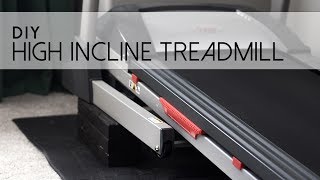 DIY Treadmill Incline  Treadmill Workout  Walking Workouts [upl. by Areivax]