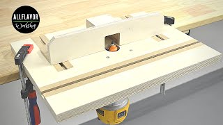 Benchtop Router Table  Router Table DIY [upl. by Ediva]