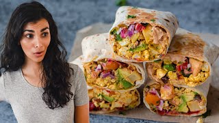 How to make incredible vegan breakfast burritos at home [upl. by Anileuqcaj]