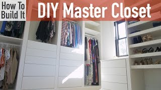 DIY Modular Master Closet [upl. by Otsugua78]