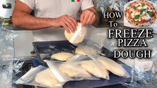 HOW TO PROPERLY FREEZE THE PIZZA DOUGH [upl. by Nayek738]