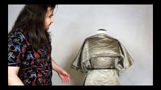 Draping Classical Greek Clothing  Peplos Chiton Himation [upl. by Jabe]