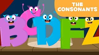 My First Letters  Consonants For Kids [upl. by Ytram]