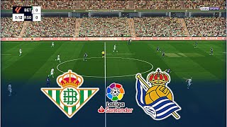 REAL BETIS vs REAL SOCIEDAD  LA LIGA 202425 [upl. by Tabbitha]