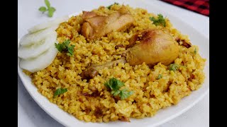 মুরগির মাংস দিয়ে ভূনা খিচুড়ি  Chicken Vuna Khichuri recipe bangali [upl. by Eentirb]