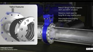 Triple Offset Butterfly Valve Operation and Features [upl. by Anelliw]