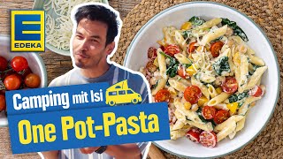 Einfache One PotPasta  Camping mit Isi [upl. by Lamphere850]