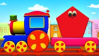 Shapes Train  Learning Videos For Children  Bob the Train Cartoons [upl. by Linell]