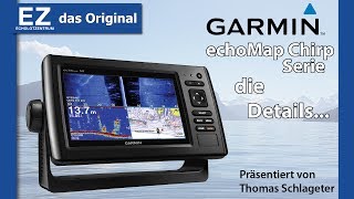 Garmin echomap CHIRP 72SV  92SV Echolot mit GPS Plotter  Details amp Lieferumfang [upl. by Haiel422]