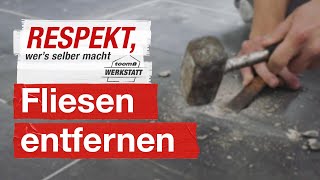 Fliesen entfernen und austauschen  toom Werkstatt [upl. by Felipa]