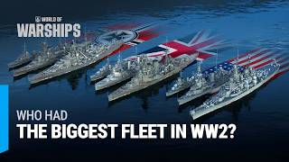 World War 2 Navy Comparison — Fleets Evolution 1939–1946 [upl. by Linda]