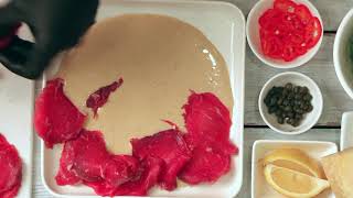 Beef Carpaccio Recipe  With White Sauce [upl. by Im]