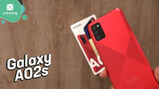 Samsung Galaxy A02s  Unboxing en español [upl. by Goraud435]