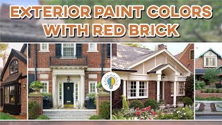 Exterior Paint Colors with Red Brick [upl. by Hillyer]