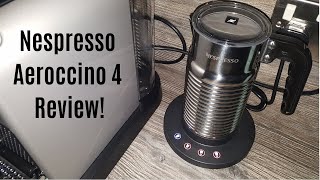 Nespresso Aeroccino 4 Milk Frother Review  Worth upgrading from the Aeroccino 3 [upl. by Conlee]