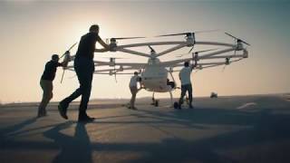 Volocopter Technology – Making of Autonomous Air Taxi Flight in Dubai [upl. by Abih974]