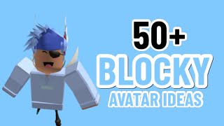 50 ROBLOX BLOCKY AVATAR IDEAS  BLOCKY AVATAR IDEAS  ROBLOX BOY OUTFITS [upl. by Ashla]