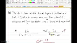 Lumen Method Lighting Calculation Example [upl. by Nikita498]