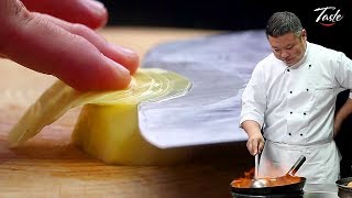 Satisfying Knife Skills  Cut Potato l Chinese Recipes by Masterchef [upl. by Ssenav]