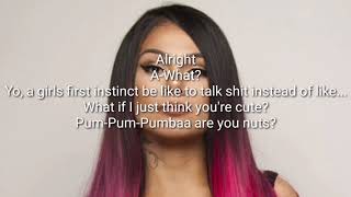 Snowthaproduct  Say bitch LYRICS [upl. by Ahsram]