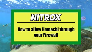 How to allow Hamachi through your Firewall [upl. by Novit622]