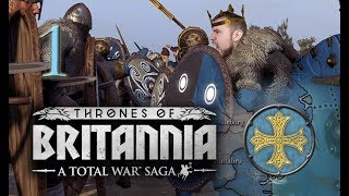 Total War Saga Thrones of Britannia Campaign 1  East Engle [upl. by Nwahsek442]