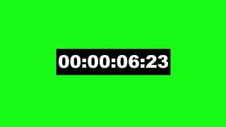 Green screen timer  stopwatch [upl. by Ofloda]