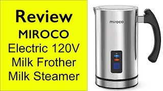 Review Miroco Milk Frother  How to make froth milk at home [upl. by Rambow787]