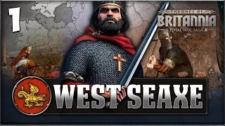 THE LAST KINGDOM RISES Total War Saga Thrones of Britannia  West Seaxe Campaign 1 [upl. by Eimmat]