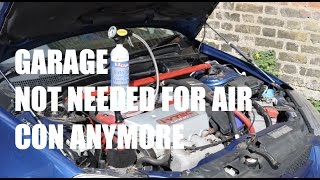 How to ReGas Air Con Yourself  PerformanceCars [upl. by Ribaudo]