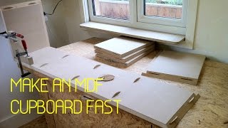 DIY  Make an mdf storage cupboard  A timelapse tutorial [upl. by Neltiak320]