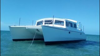 Home built Catamaran [upl. by Eentruoc]