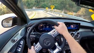 2020 MercedesAMG C63 S Sedan  POV Test Drive [upl. by Artemas]