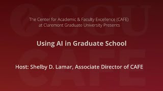 Using AI in Graduate School [upl. by Mercedes]